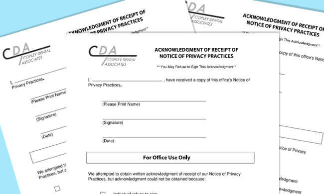 Copley Dental - Privacy Policy